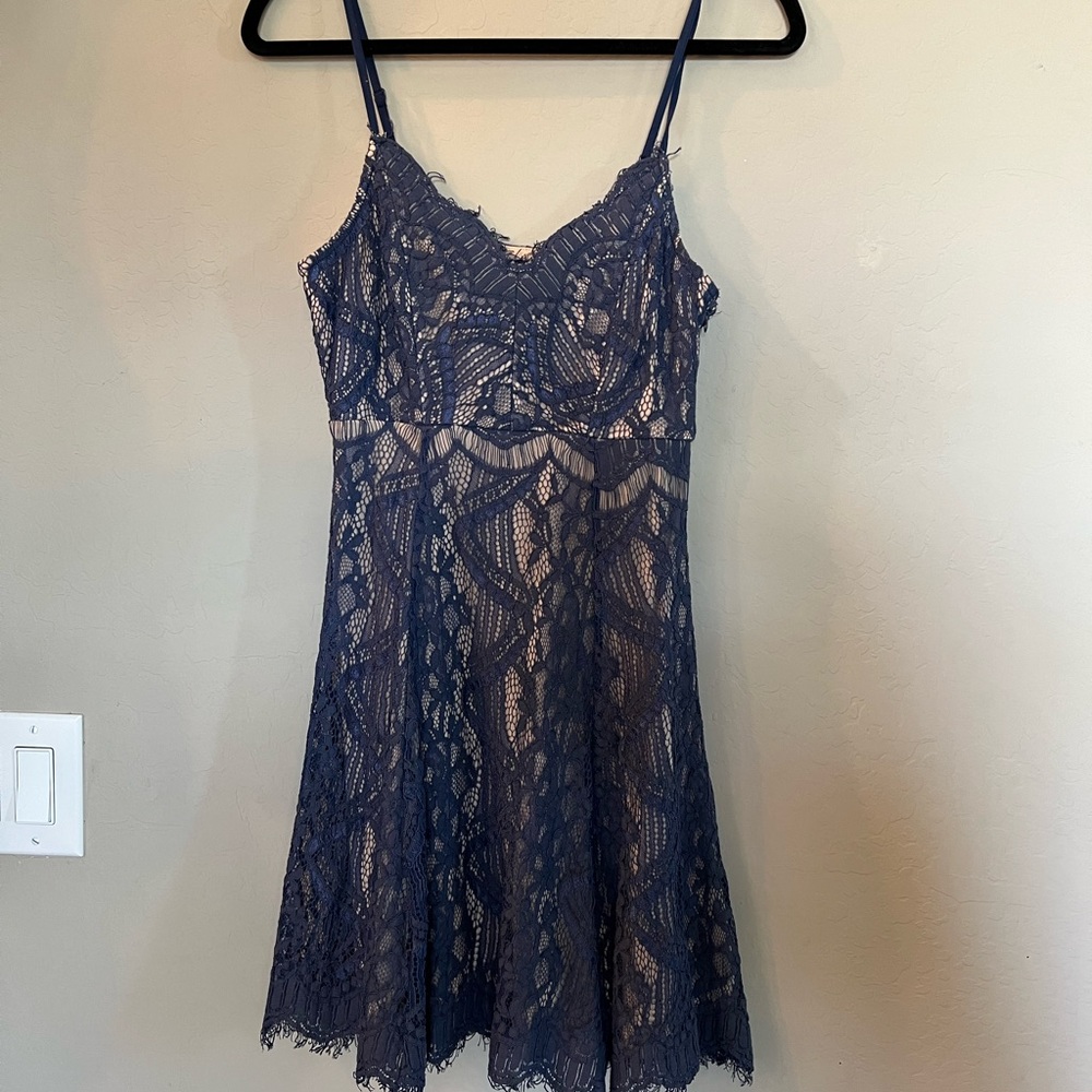Aqua Mini Navy Dress